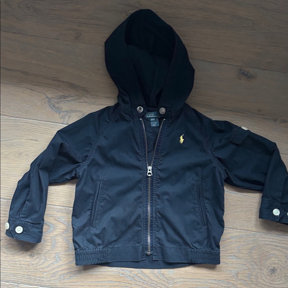 LIKE NEW Polo by Ralph Lauren Kids Blue Hooded Jacket